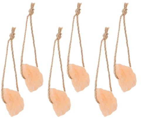 SHINEOFI 6 Pezzi Blocchi Rosa Naturale per Animali da Integratore Minerale Multiuso per Cavalli Bovini Cervo e Bestiame Snack Antinoia Facili da Posizionare
