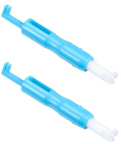 JEWEDECO 2 Infila Ago Automatici in Plastica per Macchina da Cucire, Utensile per Infilare Ago Fai da Te, Strumento per Cucito Domestico, Accessorio per Lavoro di Punto Croce