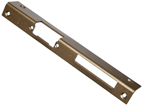 ABUS Tür-Winkelschließblech für DIN-Links Türen, hammerschlag-gold, 21534, Stulpbreite 25 mm