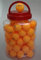 Der Sportler 60 TT-Bälle ** Gute Tischtennisbälle im Eimer Tischtennisball orange Zelluloid