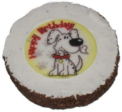 Hatchwells de gâteau d'anniversaire pour Chien - 10,2 cm de diamètre x 1,9 cm d'épaisseur