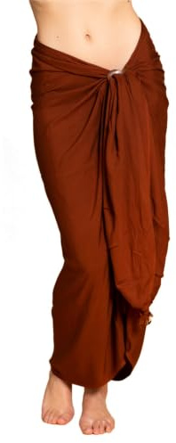 PANASIAM Sarong uni brown, 250x116cm