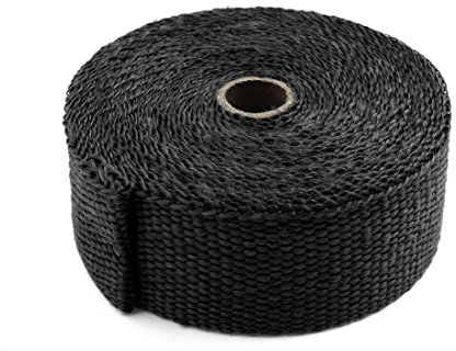 Ruilogod Ruban d'isolation thermique de la voiture d'échappement de tuyau d'échappement de l'isolation thermique de la voiture de 10 m de longueur de 10 m de long