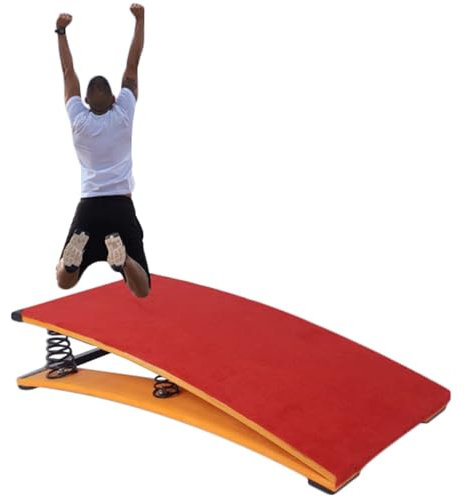 Sprungbrett Turngerät Gymnastik Hochsprung/Training Springboard Backflip Übungsgerät für Schule Training & Spiele