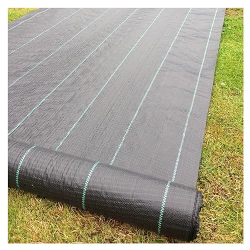 DUBTEDHOU Tela para el Control de Malas Hierbas, Tela for Barrera contra Malas Hierbas, Color Negro, 0,6 m, 1 m de Ancho(0.6mx60m/2ftx197ft)