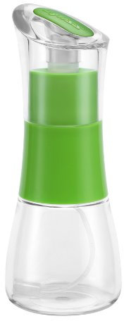 Zyliss Ölzerstäuber mit verstopfungsfreiem Filter, Höhe: 16,5 cm Essig Öl, Tritan, Nylon, POM, ABS, Green, 6,5 x 6,5 x