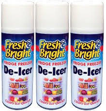Pajee (PACK OF 3) - Anti-Bacterial Fridge Freezer De-Icer Spray (200ml)