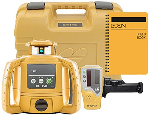 TOPCON RL-H5B Self Leveling Horizontal Rotary Laser with Bonus Eden Field Book IP66 Rating Drop 400m