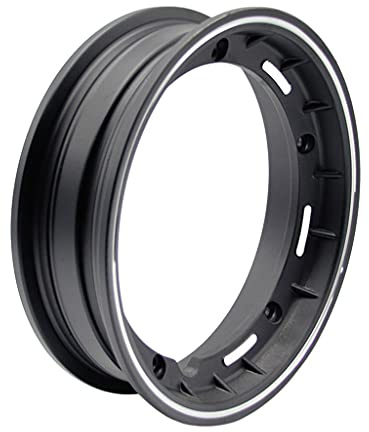Toygogo Círculo de Rueda de Llanta de Motocicleta para VESPA PX LML T5 PX 125150200 T5 ET3 Negro