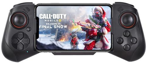 arVin Manette sans fil MFI pour iPhone/iPad ， Manette de jeu Bluetooth pour manette de jeu mobile iOS, connexion directe/lecture