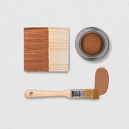 LEINCOLOR - Hochwertige Leinöllasur für den Außenbereich - biologischer und natürlicher Holzschutz, Farbe: Teak, 750 ml