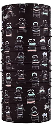 Buff Braga de cuello, Original EcoStretch, Joven Women, Negro, Talla unica, Bufanda, Tubular, Multifuncion, Cuello y Cabeza, Correr, Caminar, Senderismo, Sostenible, Ligera