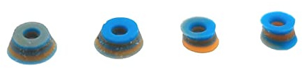 SPITBOARDS Fingerboard Swirl Bushings Duro Series 78A blå-brun