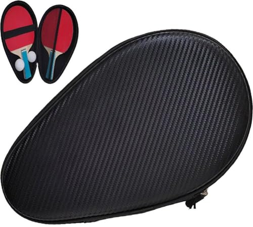 Tsffae Tischtennisschläger-Tasche, Pong-paddel-Tasche, wasserdichte Tragbare Tischtennis-schläger-Tasche Für 2 Tischtennis-paddelschläger