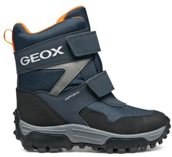 Geox J Himalaya B ABX - Stivaletti da ragazzo, colore: arancione navy, taglia 42, Arancione navy., 13 UK Child