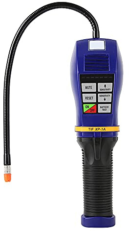 ACOGEDO Analizador de Detector de Fugas Gas Halógeno Sensibilidad: TIF XP -1A SF6 con Sensibilidad Ajustable y Control del Microprocesador, Portátil con Caso Protección
