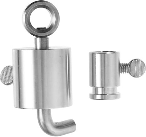 IMUSINICE Controbilanciamento per Spiedo in Metallo Inossidabile, Bilanciamento per Spiedo, Accessorio per Barbecue All'aperto, Resistente e Funzionale per Graticola