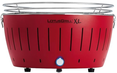 LOTUSGRILL XL - Barbecue Portable 4-8 personnes Rouge