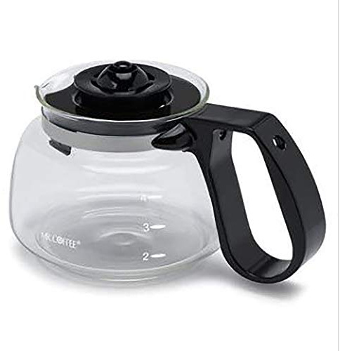 Sunbeam Mr. Coffee Large 4 Cup Capacity Universal Coffee Pot Machine Glass Carafe Decanter Replacement Accessory with Easy Pour Spout and Comfortable Grip Handle
