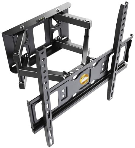 RICOO S5244 TV Wandhalterung Schwenkbar für 40-65 Zoll Fernseher TV Halterung bis 50 Kg VESA 200x200 bis VESA 400x400 Wandhalterung Fernseher Halterung Neigbare Fernsehhalterung Wand Schwenkbar