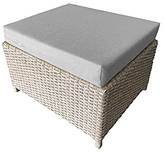 chilly pilley Palettenkissen Sitzkissen Gartenkissen Palettenpolster Palettenauflage Sitz Sofaskissen Garten Kissen Abnehmbar Waschbar Keder Naht (90x90x10, Silber)
