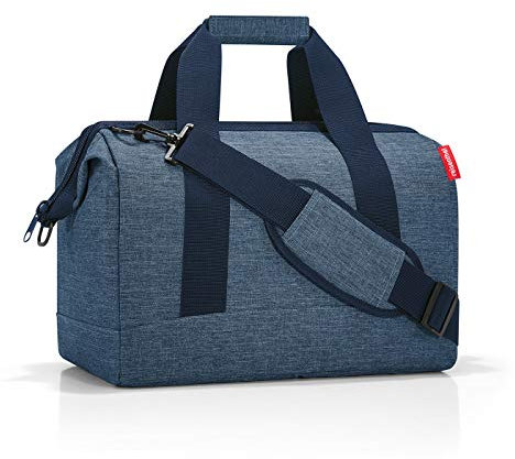 reisenthel Allrounder M in Twist Blue – Vielfältige Doktortasche zum Reisen, für die Arbeit oder Freizeit – Mit funktional-stylischem Design