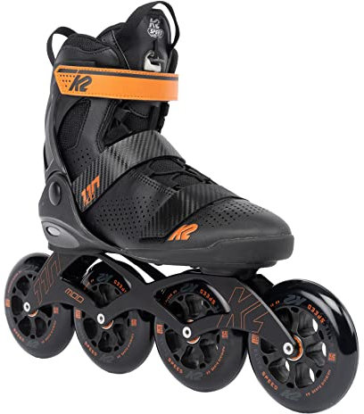 K2 Skates Unisex Inline Skates MOD 110, Black - red, 30G0163.1.1.060