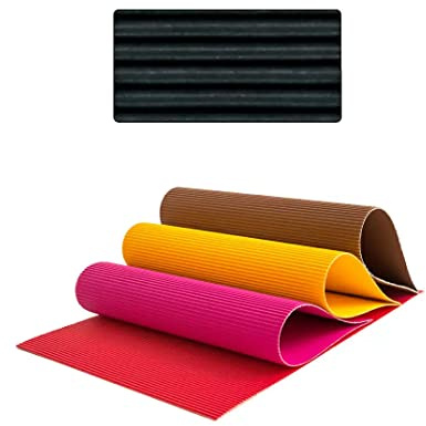 Wellpappe, 10 Bogen, 50x70 cm, Schwarz, PREISHIT
