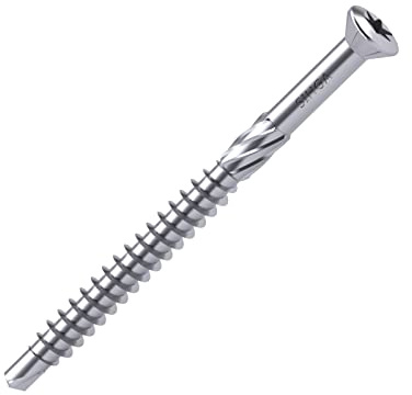 F-BOHRFIX ES Fassadenschraube - Fassadenschalungen werden direkt in der Feder befestigt (3,2 x 40 mm, 200)