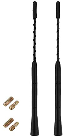WANGCL 2 Stück Autoantenne Universelle Autoradio Antenne Dachantenne Auto für SchräGheck SUV LKW Lieferwagen 22,9 cm