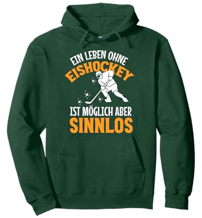 Lustiges Eishockey Ice Hockey Spruch Geschenk Pullover Hoodie
