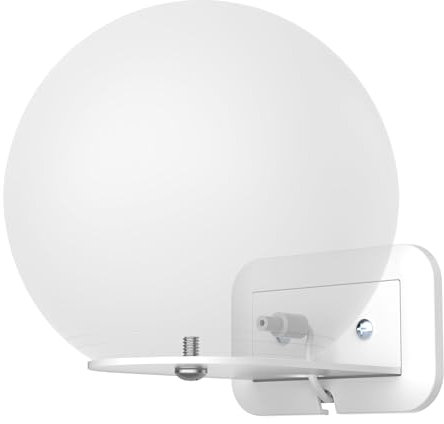 Cozycase Wall Mount for Google Home Mini & Echo 4th Generation - Holder Shelf Stand Metal Bracket Shelf (White)