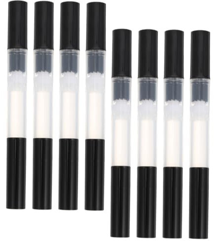 Gogogmee Pz Penna a spirale per smalto per tubi per lucidalabbra penna per olio per pennelli pennelli per lucidalabbra trasparente per manicure vuote pp