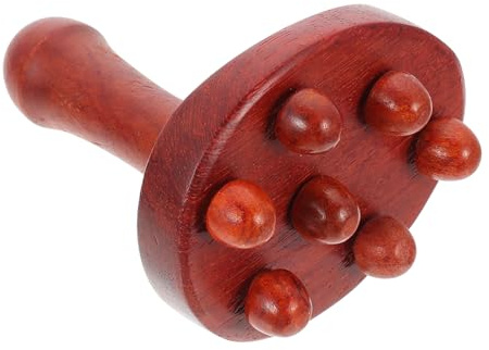 WATIIFUFU Massaggiatore Plantare Portatile in Legno, Rullo Massaggio Muscolare per Corpo e Piedi, Palline Circolazione Piedi, Design Ergonomico Colore Casuale