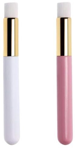 EYVRPAU 2 Pièces Brosses à Shampoing de Cils, Brosse pour le Visage, Nettoyage en Profondeur des Pores de Nez, Enlever les Points Noirs, pour Extensions de Cils, Brosses de Lavage Cosmétiques, pinceau