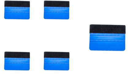 Tutuxio 5 Stück Rakel mit Filzkante - Auto Folienrakel Set mit schwarzem Filz Kante - Blasenfreie Anwendung für Auto, Möbelfolie, Fensterfolie, Folierungs Werkzeug Set
