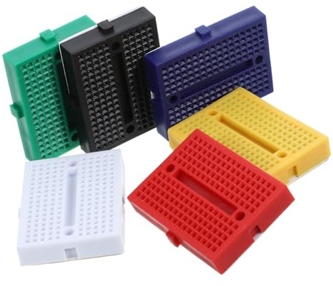 TOYANDONA 6pcs Small Breadboards Mini Solderless Breadboard for Science Experiment Tools Circuit Board Design for Laboratory Projects