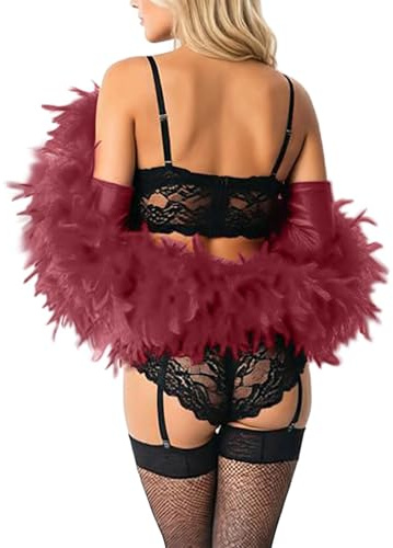 Generisch KarnevalsTeufel Federboa einfarbig, Federdichten wählbar, Länge ca. 1,80m, Federstola Federschal Kostüm Karneval 20er Jahre Charleston Burlesque kuschelig (blau), Einheitsgröße
