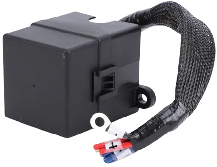 Qqmora Caja de relé de Fusibles para Automóviles Todoterreno, 2 Relés, 6 Fusibles de Cuchilla ATC ATO, Bloque de Ranuras para SUV, UTV, Bloque de relé de para Barcos Marinos, Sellado IP65