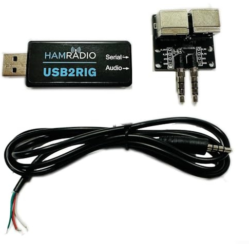 FT-817 FT-818 kompatible digitale Schnittstelle mit Audio-Codec USB-Soundkarte, zwei 3,5-mm-Anschlüssen und seriellen I/O-Pins