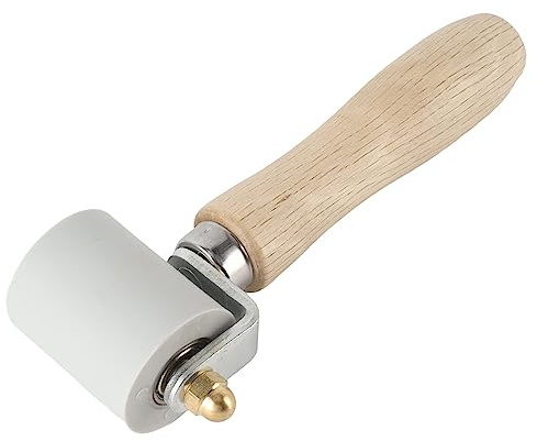 Rouleau de Couture en Silicone, Outil de Rouleau de Papier Peint, Outil Ergonomique de Rouleaux de Couture de lissage détachables pour Ruban de toiture en PVC (Gray Width 45mm/1.8in)