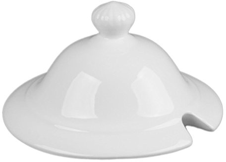 Holst Porzellan LK 301 Porzellan Domdeckel für Löwenkopfterrine 3,2 l, weiß, 23.5 x 23.5 x 14 cm
