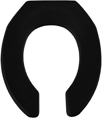 Bemis 955SSCT 047 WC-Sitz, Schwarz, ROUND