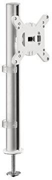 Novus Dahle 910+1041+000 Monitorhalterung, Metall, weiß, 10 x 10 x 35 cm