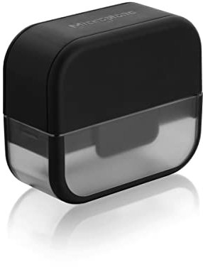 Microplane Knoblauchschneider mit rasiermesserscharfer Edelstahlklinge - Made in USA