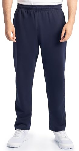 Fruit of the Loom Mens Elasticated Cuff Jog Pants/Jogging Bottoms (L) (Navy)