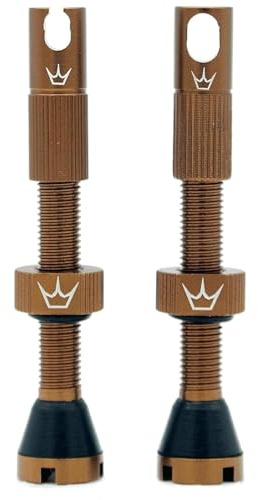 Peaty's PTV 42MM Bourbon válvulas de Bicicleta, Unisex, Borbón