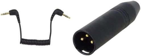 RØDE SC2 3.5mm TRS Patch Cable & VXLR Mini-jack to XLR Adaptor,Black
