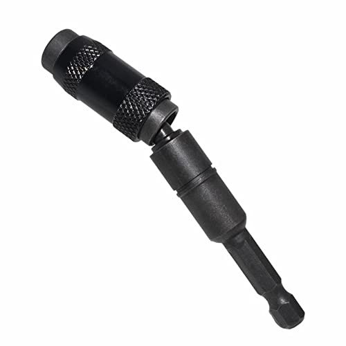 Fongmore Soporte de broca magnético 1/4 con punta hexagonal y destornillador giratorio 20° para espacios reducidos o esquinas