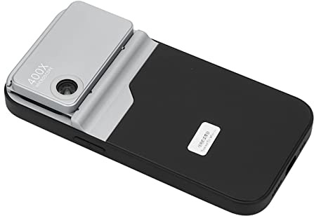 Mobile Phone Microscope Lens 400X for 14 Pro, Mini High Definition Cell Phone Optical Lens Adapter